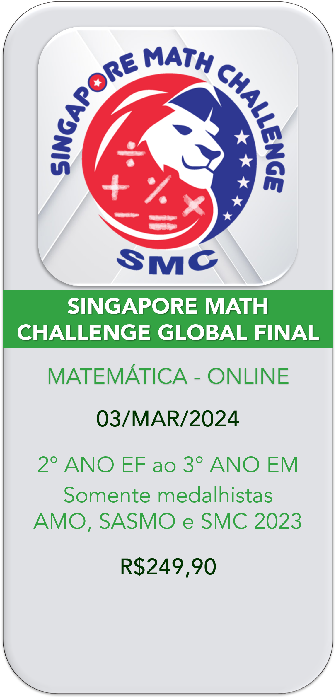 Competições – Olimpíadas Internacionais – Mathletes