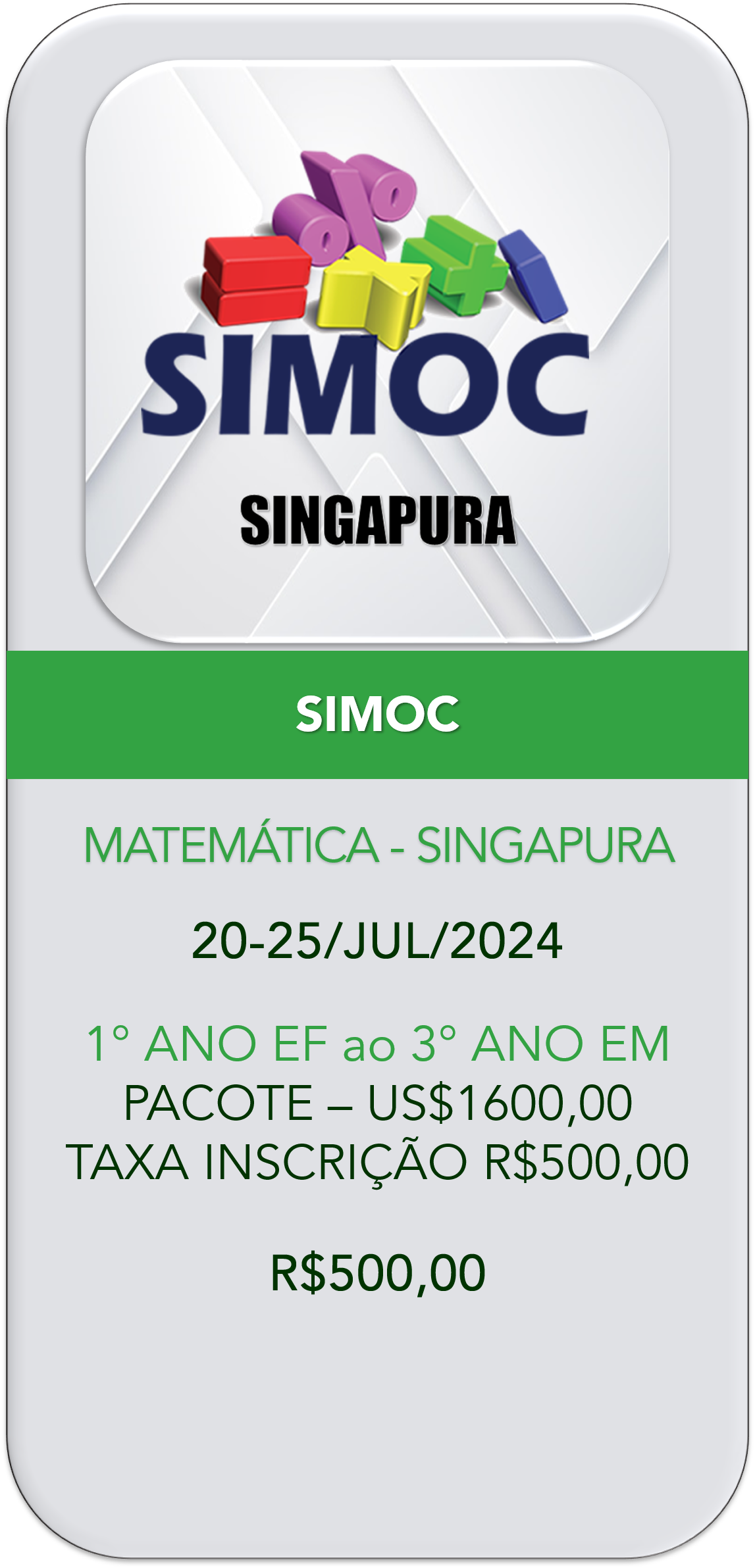 Competições – Olimpíadas Internacionais – Mathletes