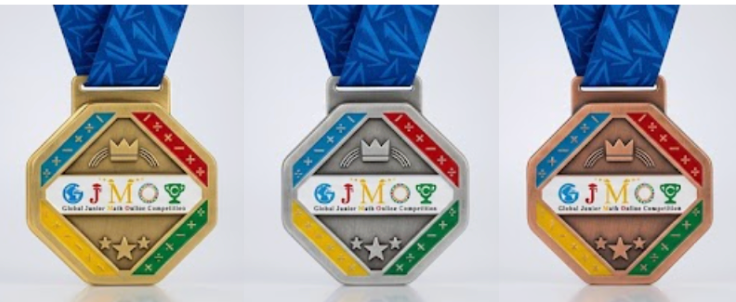 Medalhas GJMOC Ouro Prata Bronze