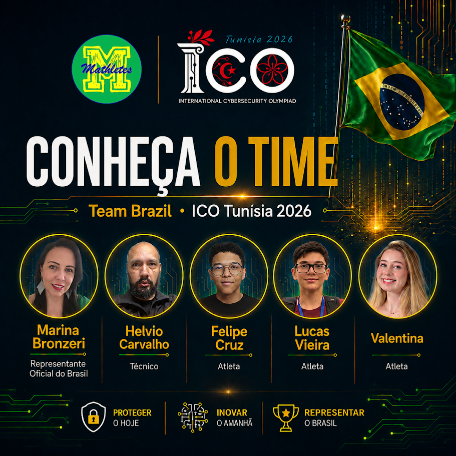 Delegação brasileira na International Cybersecurity Olympiad 2026