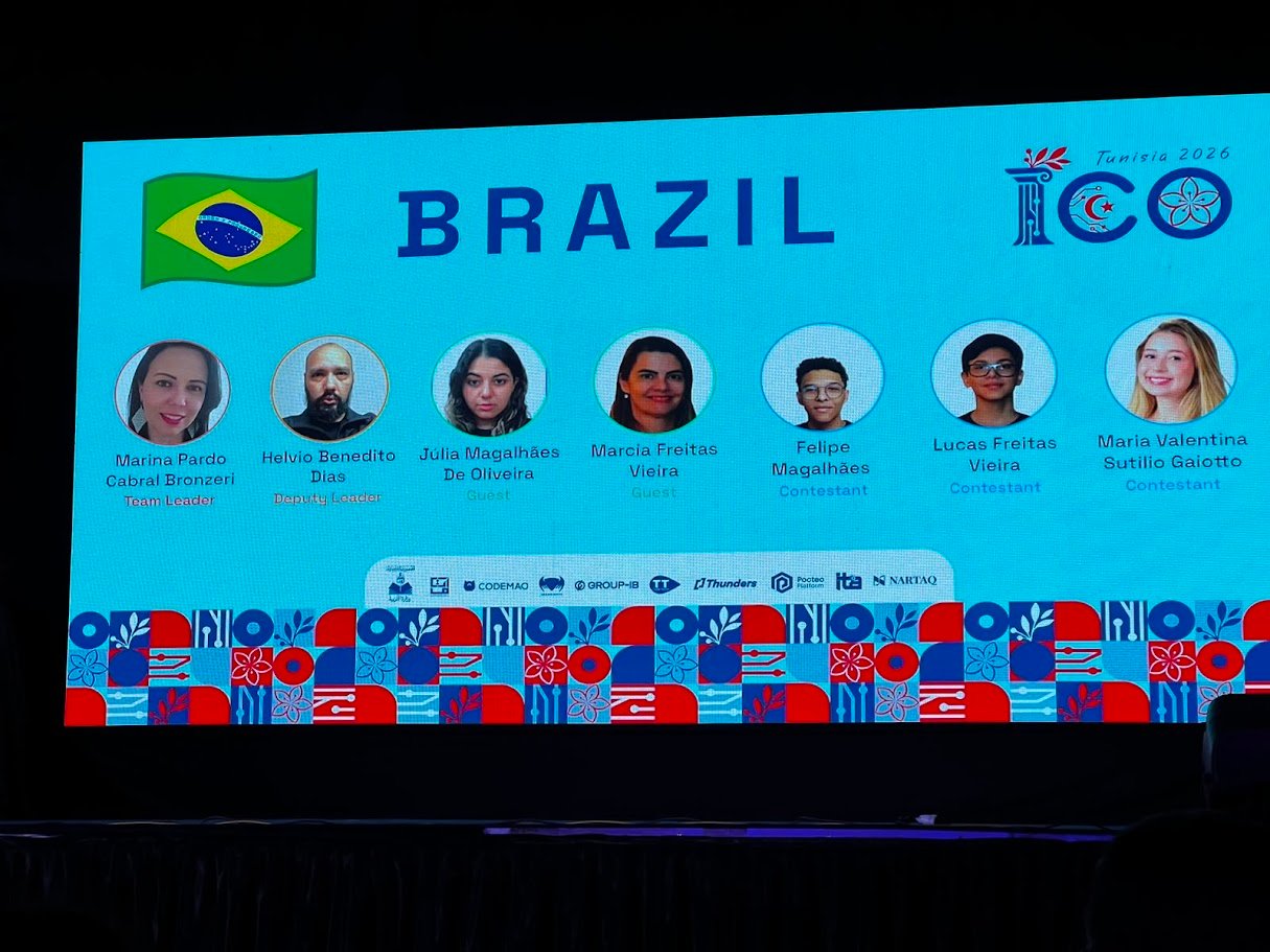 Interação entre delegações internacionais